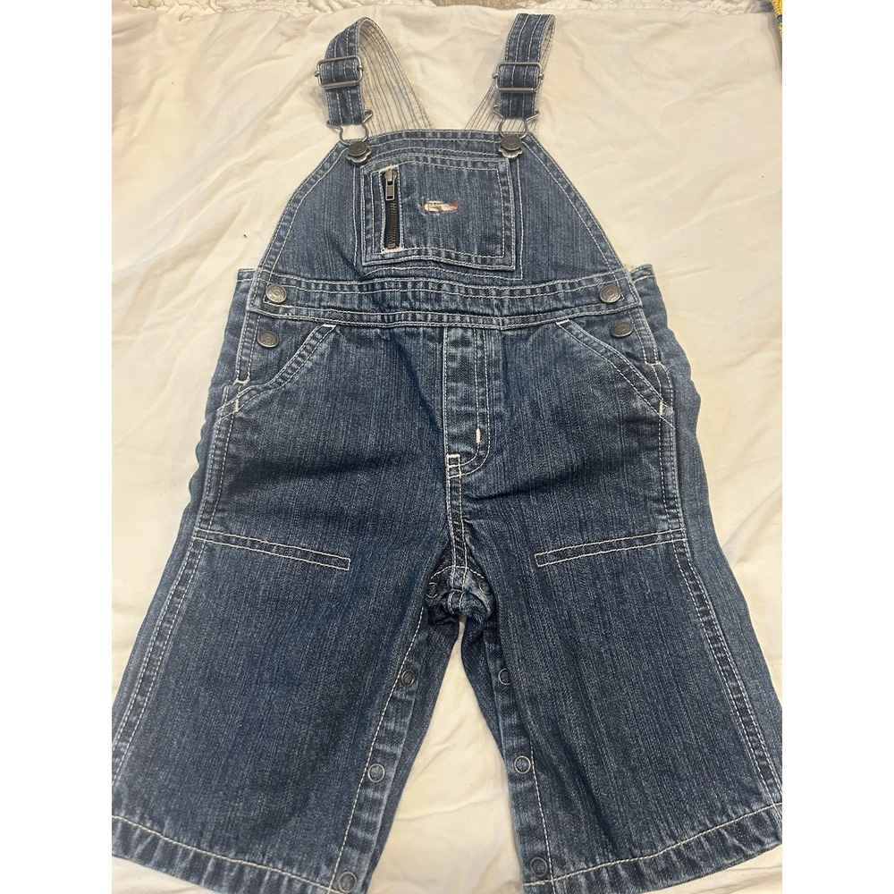 Jamie And Jack Airplane Embroidered‎ Overalls Size 3-6 Months